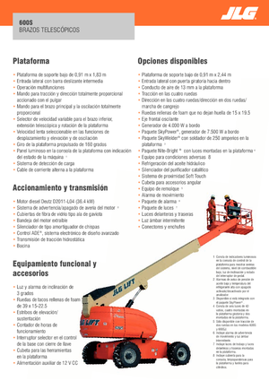 Колесни телескопични подемници JLG 600S