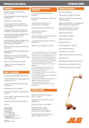 Колесни телескопични подемници JLG 660 SJ
