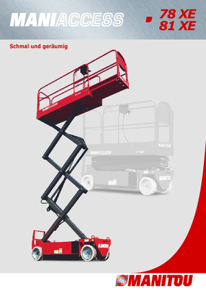 Колесни ножични автовишки Manitou 81 XE