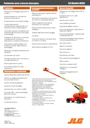 Колесни телескопични подемници JLG 860SJ