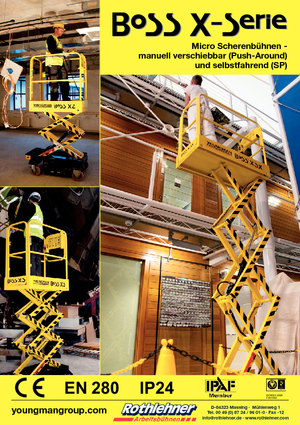 Колесни ножични автовишки Youngman BoSS X3 X