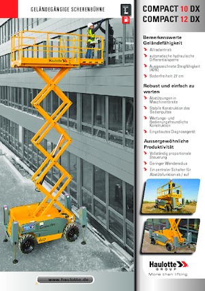 Колесни ножични автовишки Haulotte Compact 10 DX