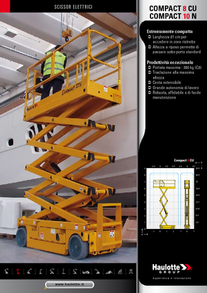 Колесни ножични автовишки Haulotte Compact 10N