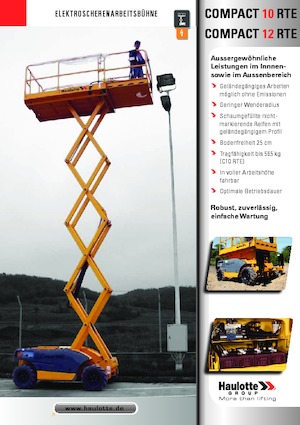 Колесни ножични автовишки Haulotte Compact 10 RTE