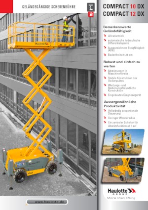 Колесни ножични автовишки Haulotte Compact 12 DX