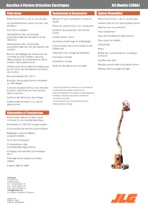 Колесни повдигачи с подвижна стрела JLG E300AJ