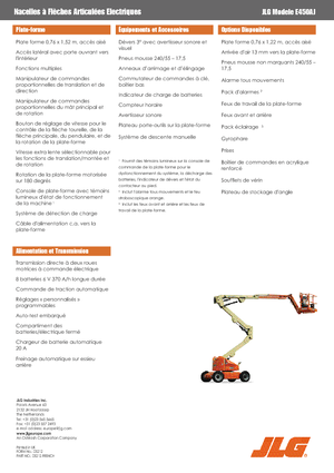Колесни повдигачи с подвижна стрела JLG E450AJ
