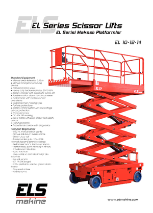 Колесни ножични автовишки ELS Lift EL 12