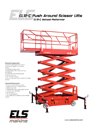 Колесни ножични автовишки ELS Lift EL 12 C