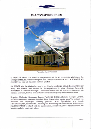 Пълзящи повдигачи с подвижна стрела Worldlift Industries AS - Rothlehner FS 320
