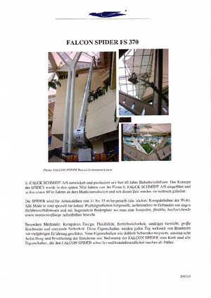 Пълзящи повдигачи с подвижна стрела Worldlift Industries AS - Rothlehner FS 370