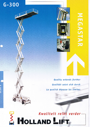 Колесни ножични автовишки Holland-Lift G 300 DL 30 S