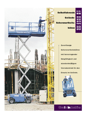 Колесни ножични автовишки Genie GS-3268 RT