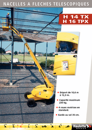 Колесни телескопични подемници Haulotte H16 TPX