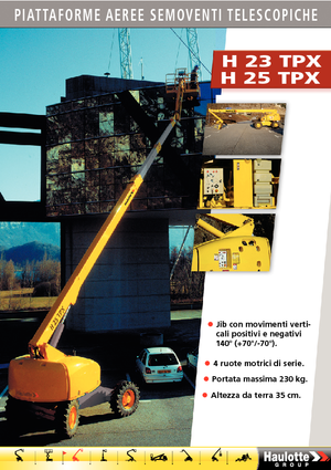 Колесни телескопични подемници Haulotte H 23 TPX