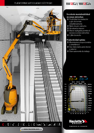 Колесни повдигачи с подвижна стрела Haulotte HA12 CJ