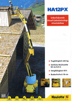 Колесни повдигачи с подвижна стрела Haulotte HA 12 PX