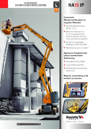 Колесни повдигачи с подвижна стрела Haulotte HA15 IP