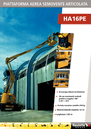 Колесни повдигачи с подвижна стрела Haulotte HA 16 PE