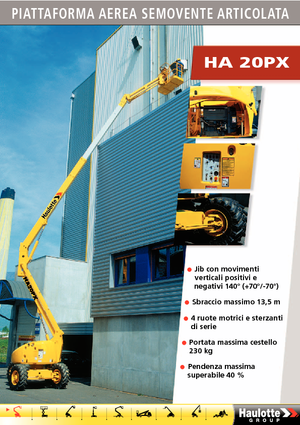 Колесни повдигачи с подвижна стрела Haulotte HA 20 PX