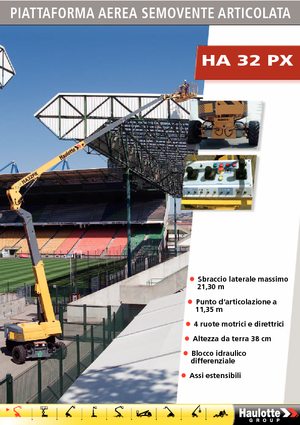 Колесни повдигачи с подвижна стрела Haulotte HA 32 PX