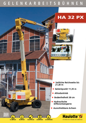 Колесни повдигачи с подвижна стрела Haulotte HA 32 PX