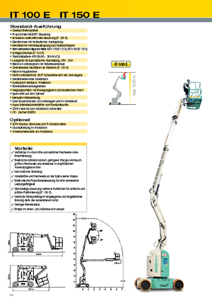 Колесни телескопични подемници Imer IT 100 E