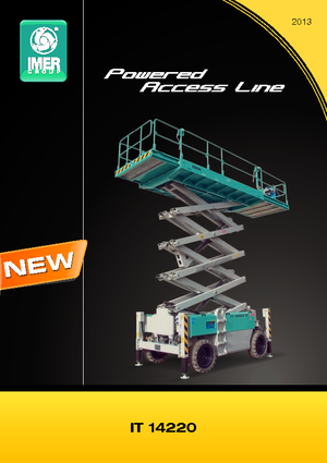 Колесни ножични автовишки Iteco IT 14220 D