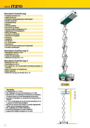 Колесни ножични автовишки Iteco IT 17210 D