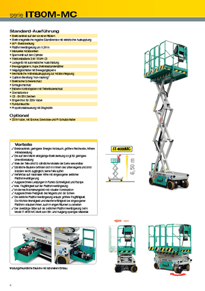 Колесни ножични автовишки Iteco IT 4680 MC