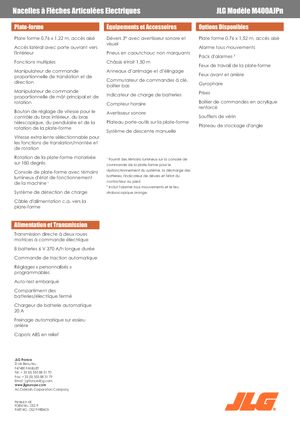 Колесни повдигачи с подвижна стрела JLG M400AJPN