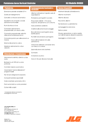 Колесни ножични автовишки JLG M4069LE