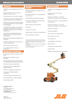 Колесни повдигачи с подвижна стрела JLG M450A