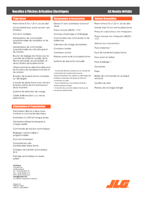 Колесни повдигачи с подвижна стрела JLG M450AJ