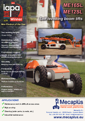 Колесни повдигачи с подвижна стрела Mecaplús ME 12 SL (4x4)