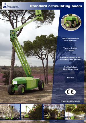 Колесни повдигачи с подвижна стрела Mecaplús MTP 12