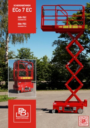Колесни ножични автовишки PB PB S 06-7 EC