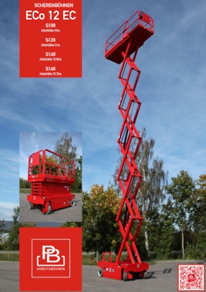 Колесни ножични автовишки PB PB S140-12EC