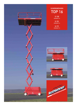 Колесни ножични автовишки PB PB S 151-16 E