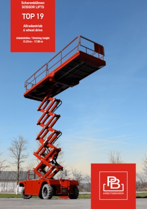 Колесни ножични автовишки PB PB S151-19E