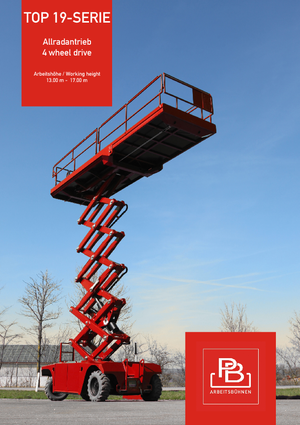 Колесни ножични автовишки PB PB S175-19E 4x4