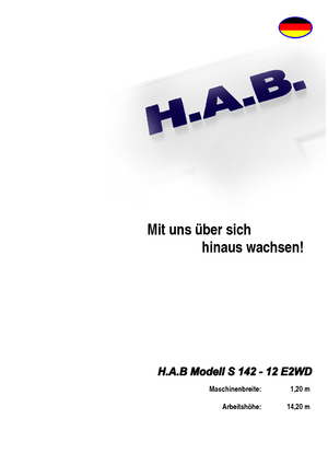 Колесни ножични автовишки HAB S 142-12 E 2WD