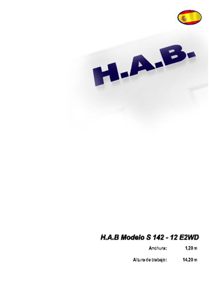 Колесни ножични автовишки HAB S 142-12 E 2WD
