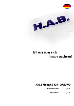 Колесни ножични автовишки HAB S 175-20 E 2WD