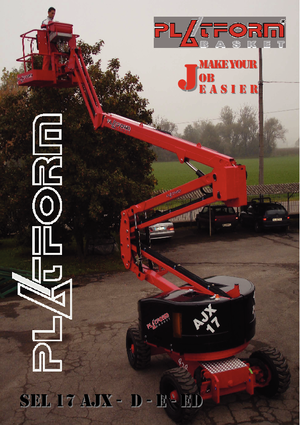 Колесни повдигачи с подвижна стрела Basket SEL 17 AJX