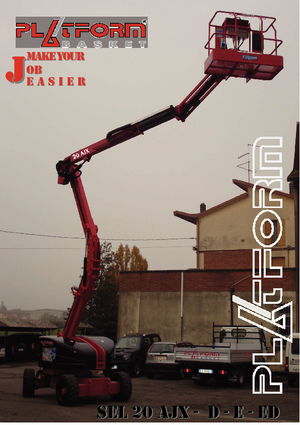 Колесни повдигачи с подвижна стрела Basket SEL 20 AJX