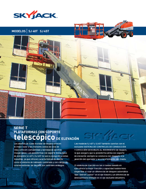 Колесни телескопични подемници Skyjack SJ 45 T