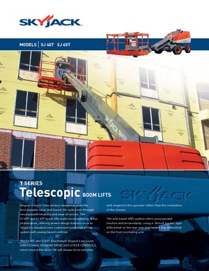 Колесни телескопични подемници Skyjack SJ 45 T