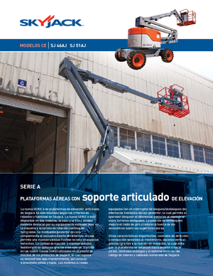 Колесни повдигачи с подвижна стрела Skyjack SJ 51 AJ