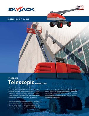 Колесни телескопични подемници Skyjack SJ 66 T